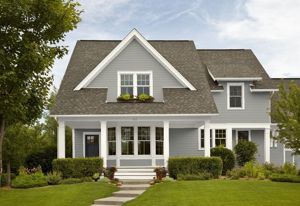 benjamin moore platinum gray exterior