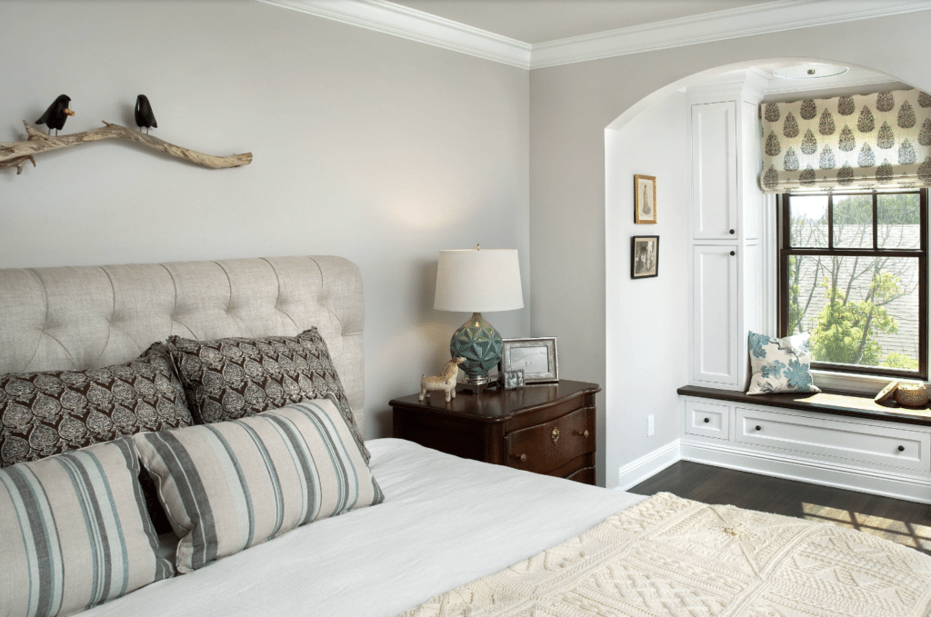 sherwin williams repose gray bedroom