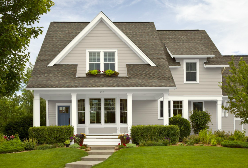 revere pewter exterior with simply white trim