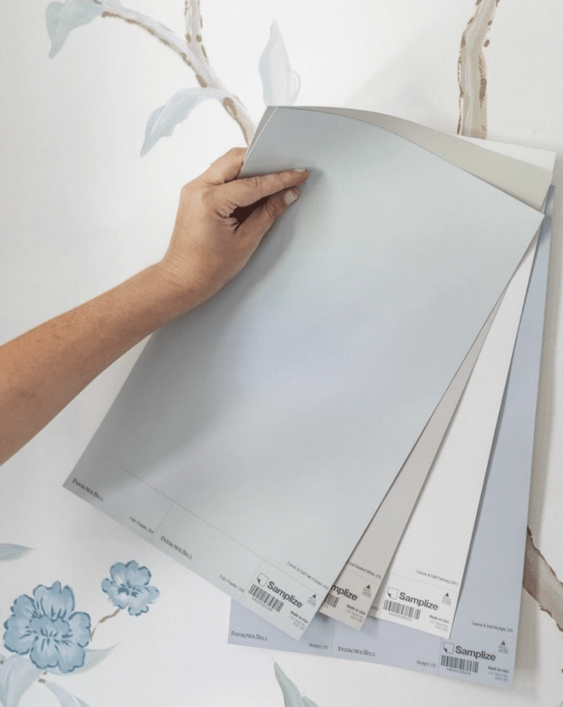 peel and stick paint samples