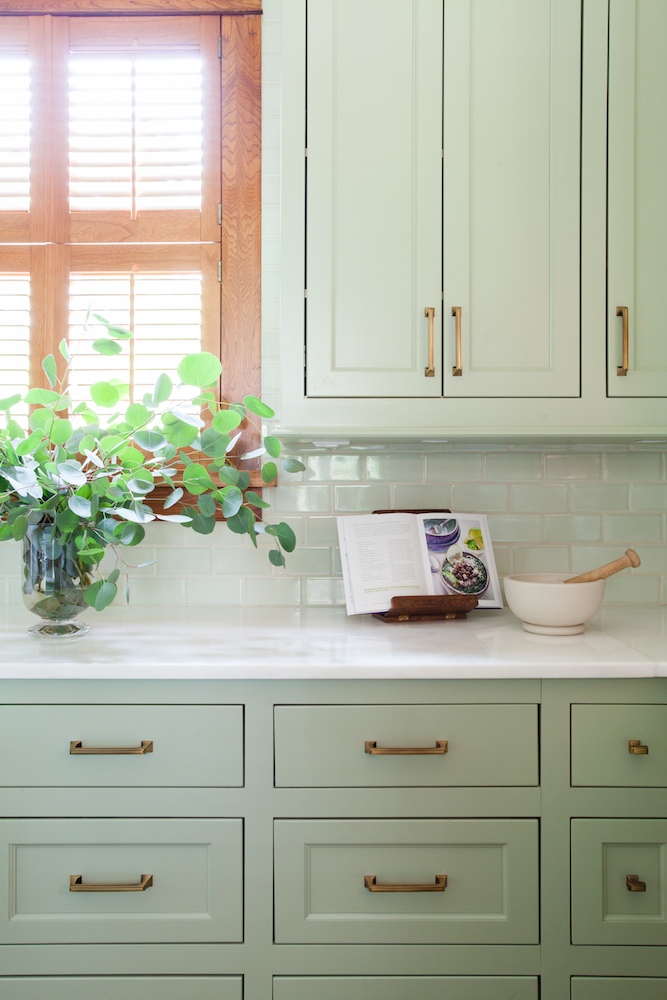 light green kitchen cabinets clary sage