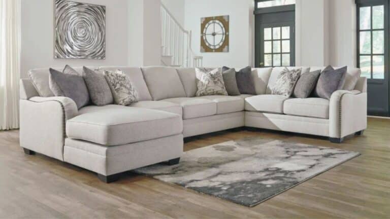 rug too small for living room