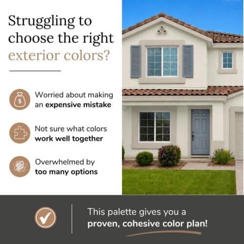 off white exterior color palette