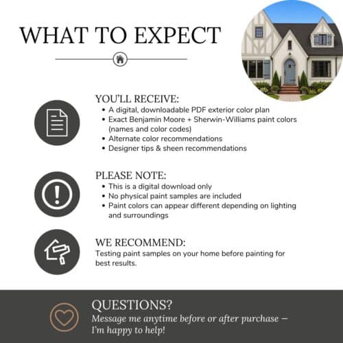 exterior paint color scheme