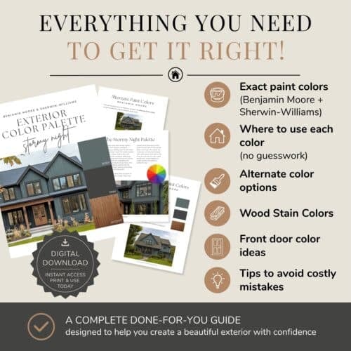 modern exterior color scheme