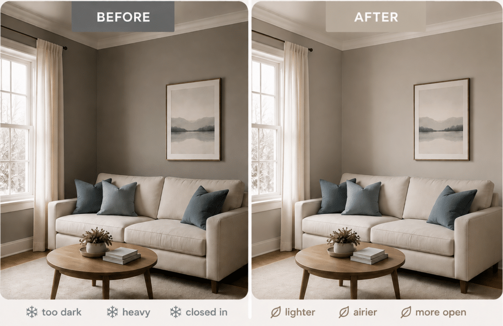 paint color troubleshooting too dark