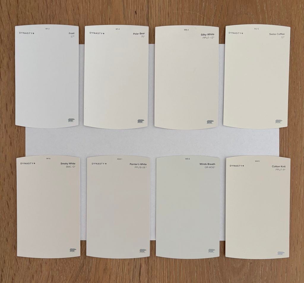 behr white paint colors on white paper